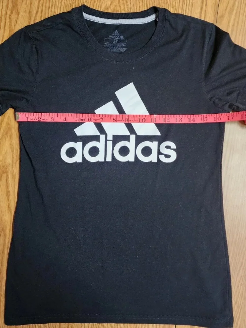 adidas Mens Sz Small Climalite Badge of Sport Graphic Tee Shirt Flawed